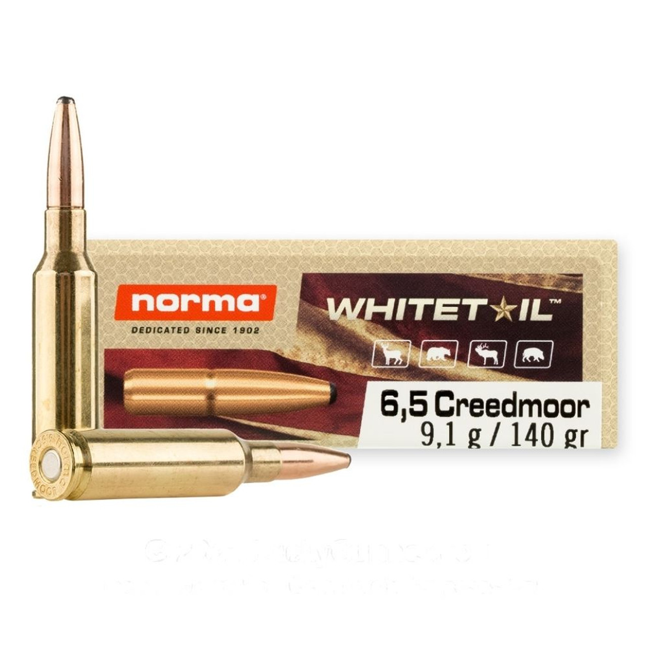 Ammo Norma Whitetail 140gr 6.5 CR 20 rounds