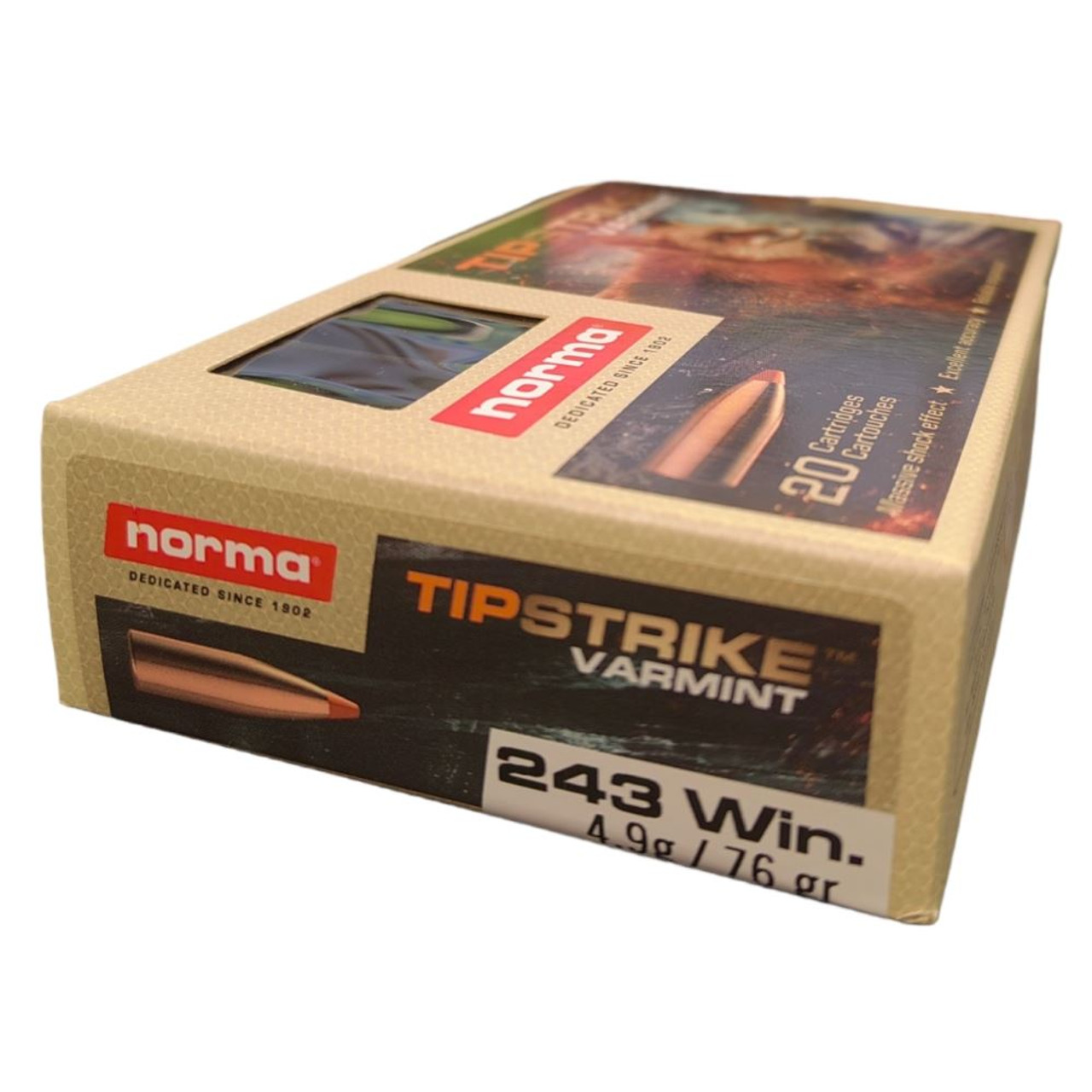 Norma Tipstrike 76gr.243 WIN 20 rounds Norma Tipstrike 76gr.243 WIN 20 rounds
