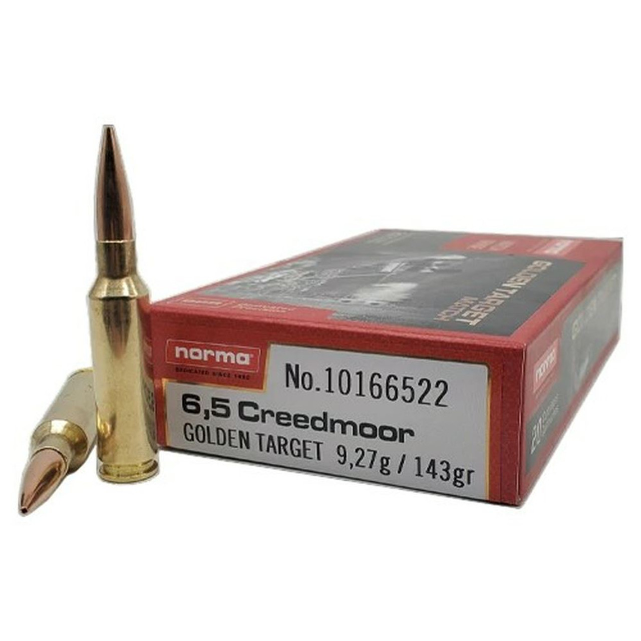 Ammo Norma Golden Target 143gr 6.5 CR 20 rounds