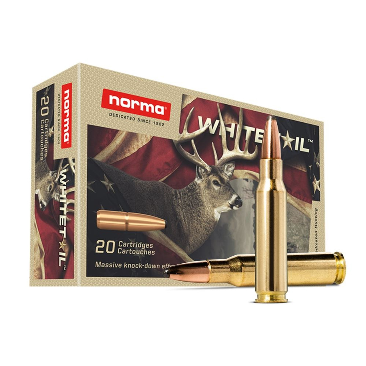 Ammo Norma Whitetail 150gr .308 WIN 20 rounds Ammo Norma Whitetail 150gr .308 WIN 20 rounds