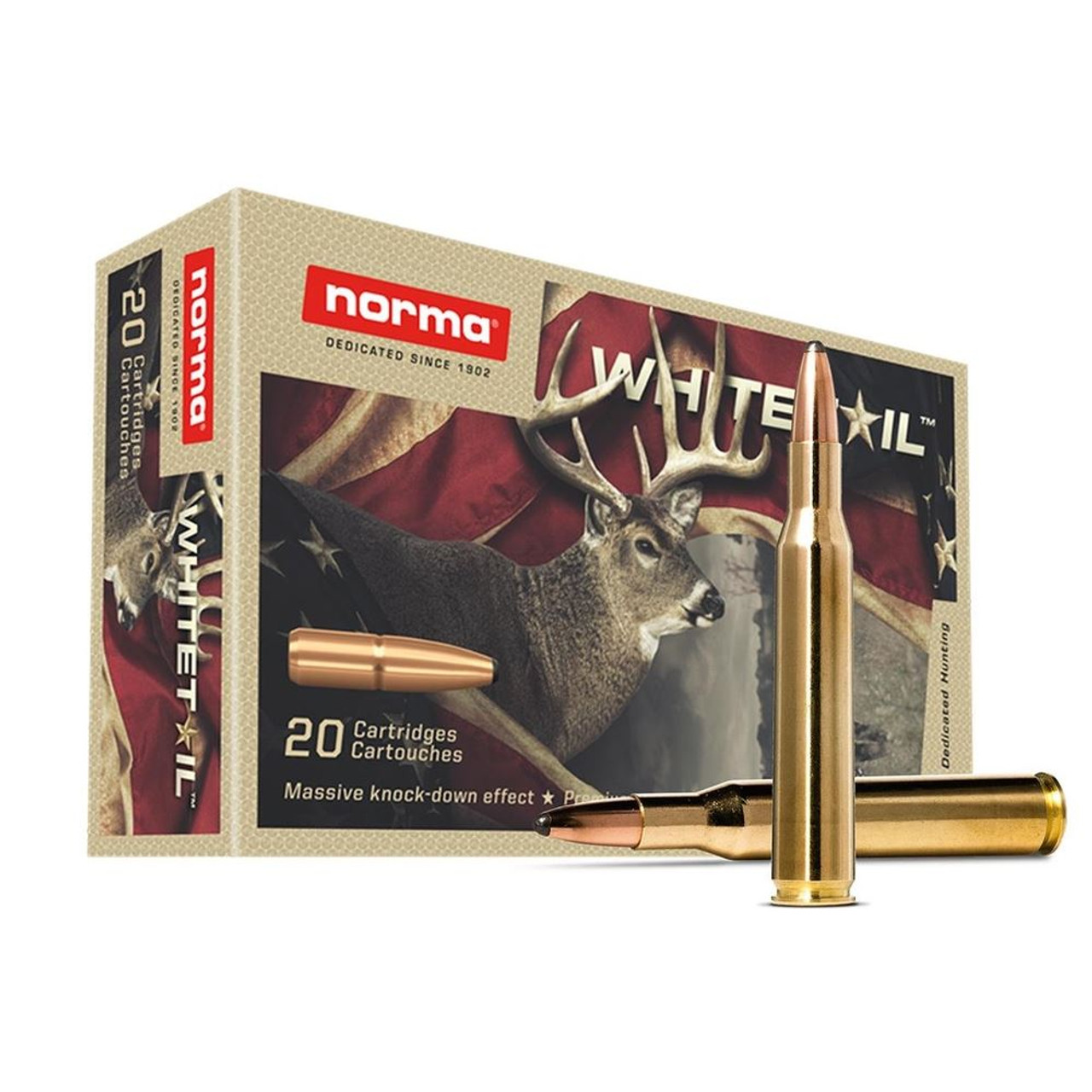 Norma Whitetail 130gr .270 WIN 20 rounds Norma Whitetail 130gr .270 WIN 20 rounds