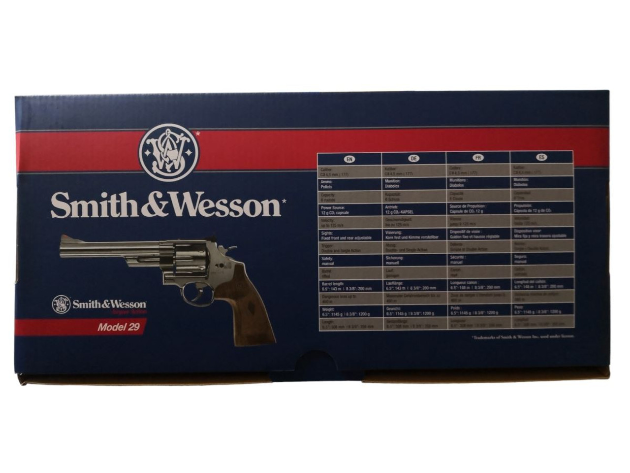 Umarex Smith & Wesson M29 6.5" .177 Pellet CO2 Metal Air Pistol