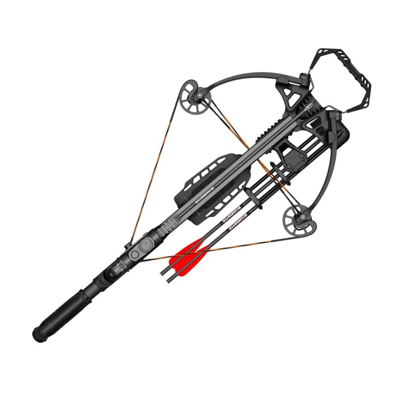 Barnett Explorer XP370 Compound Crossbow with red dot sight arrows and quiver