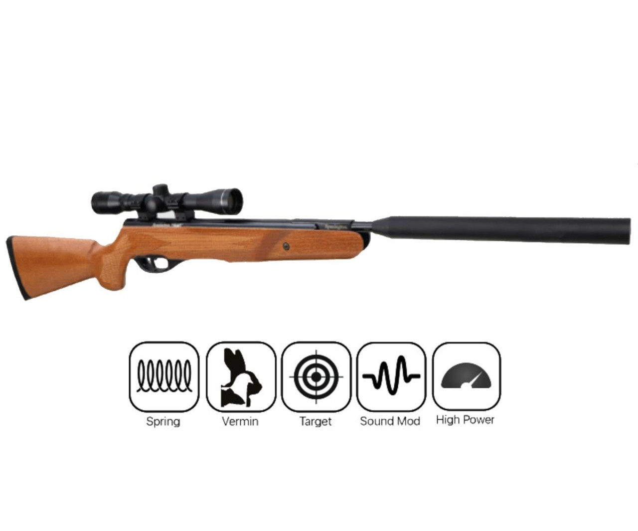 Remington Tyrant Wood .22 Air Rifle with 4x32 Scope