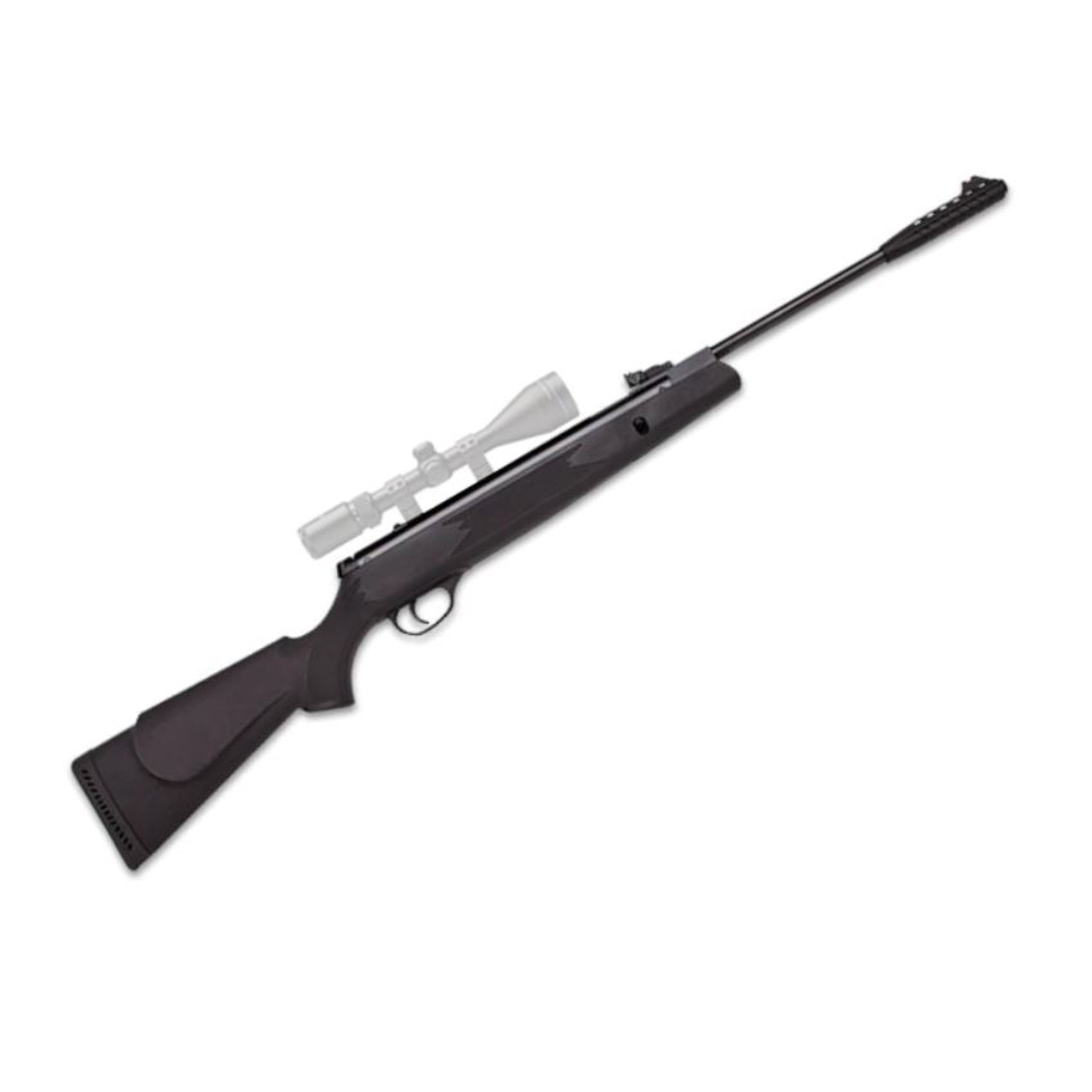 Webley VMX 2.0 Spring Powered Air Rifle .177 Black Synthetic Stock