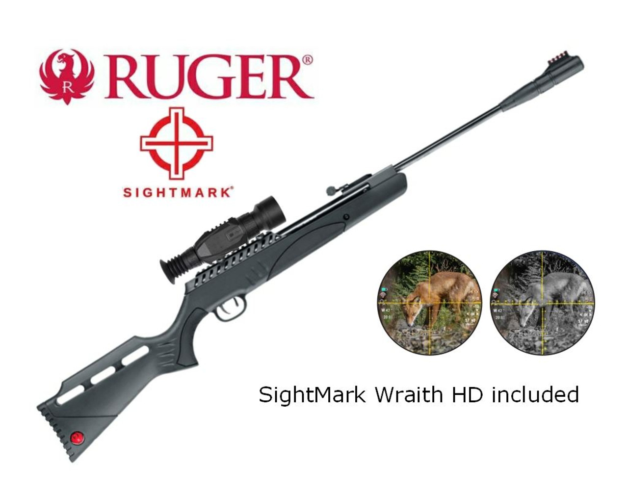 Ruger Targis NIGHT Hunter .177 Air Rifle & Sightmark Wraith Day/Night Scope