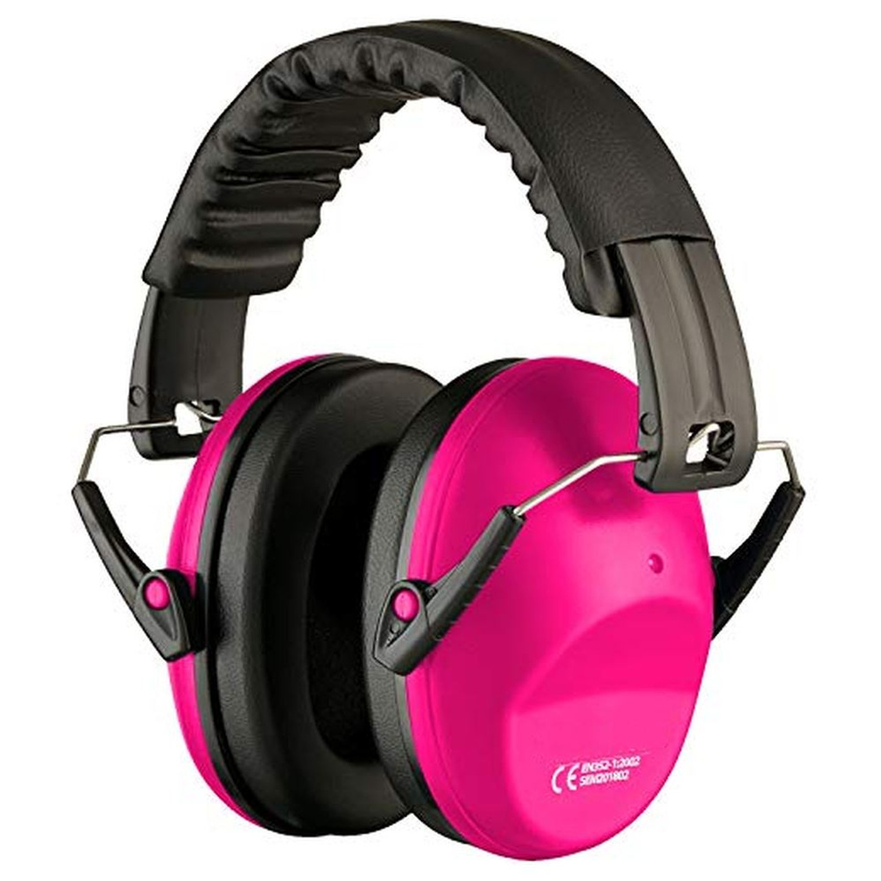 Compact Ear Defenders Pink Professional Grade Earmuffs by Bisley