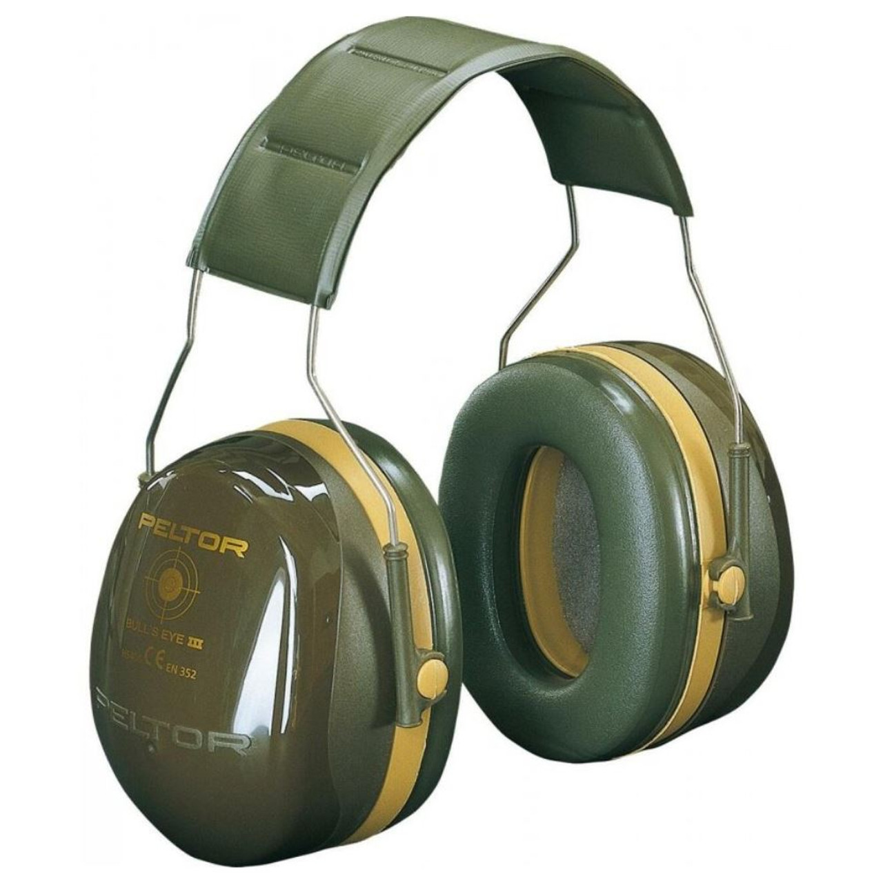 Peltor Bullseye III Earmuffs Green Hearing Protection by 3M