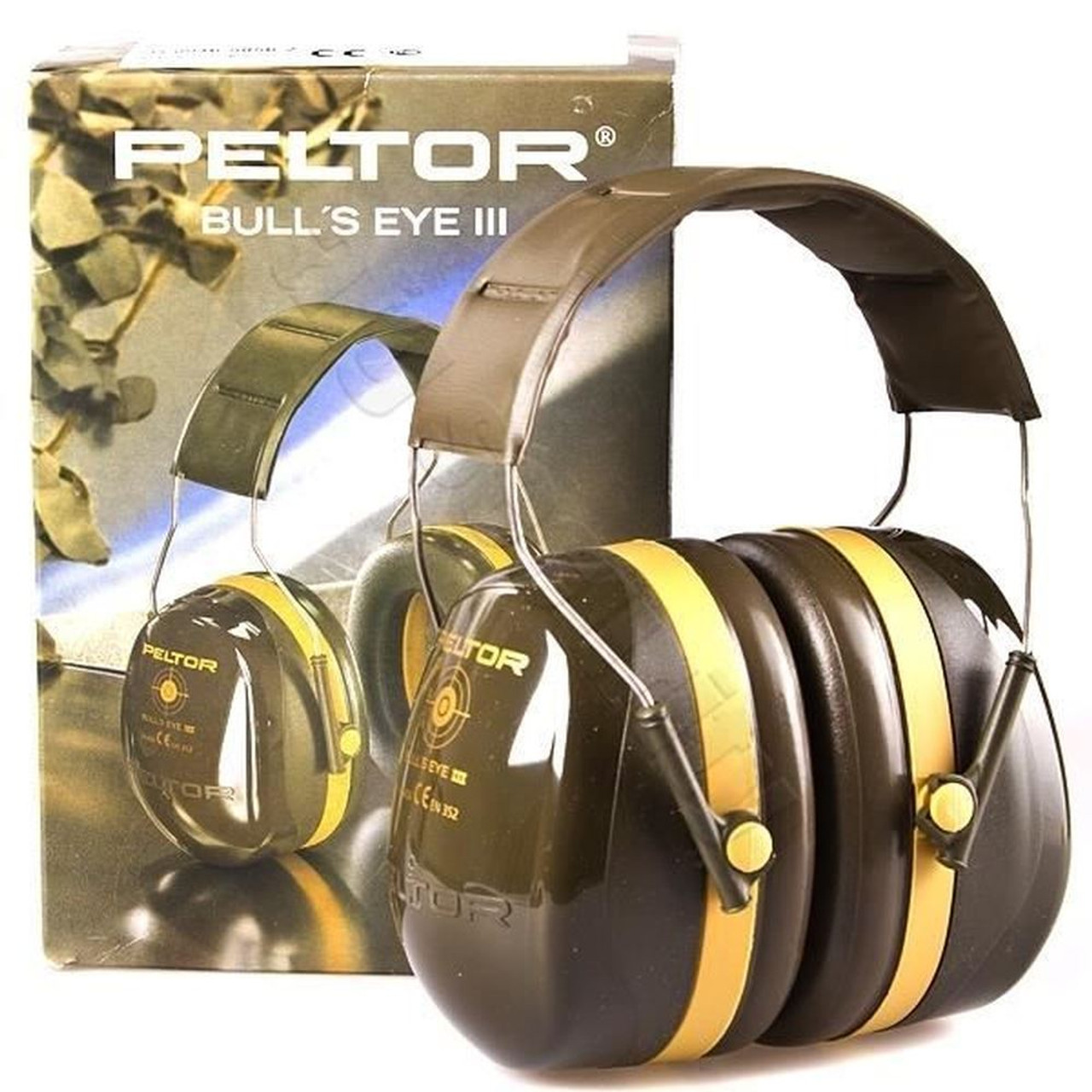 Peltor Bullseye III Earmuffs Green Hearing Protection by 3M