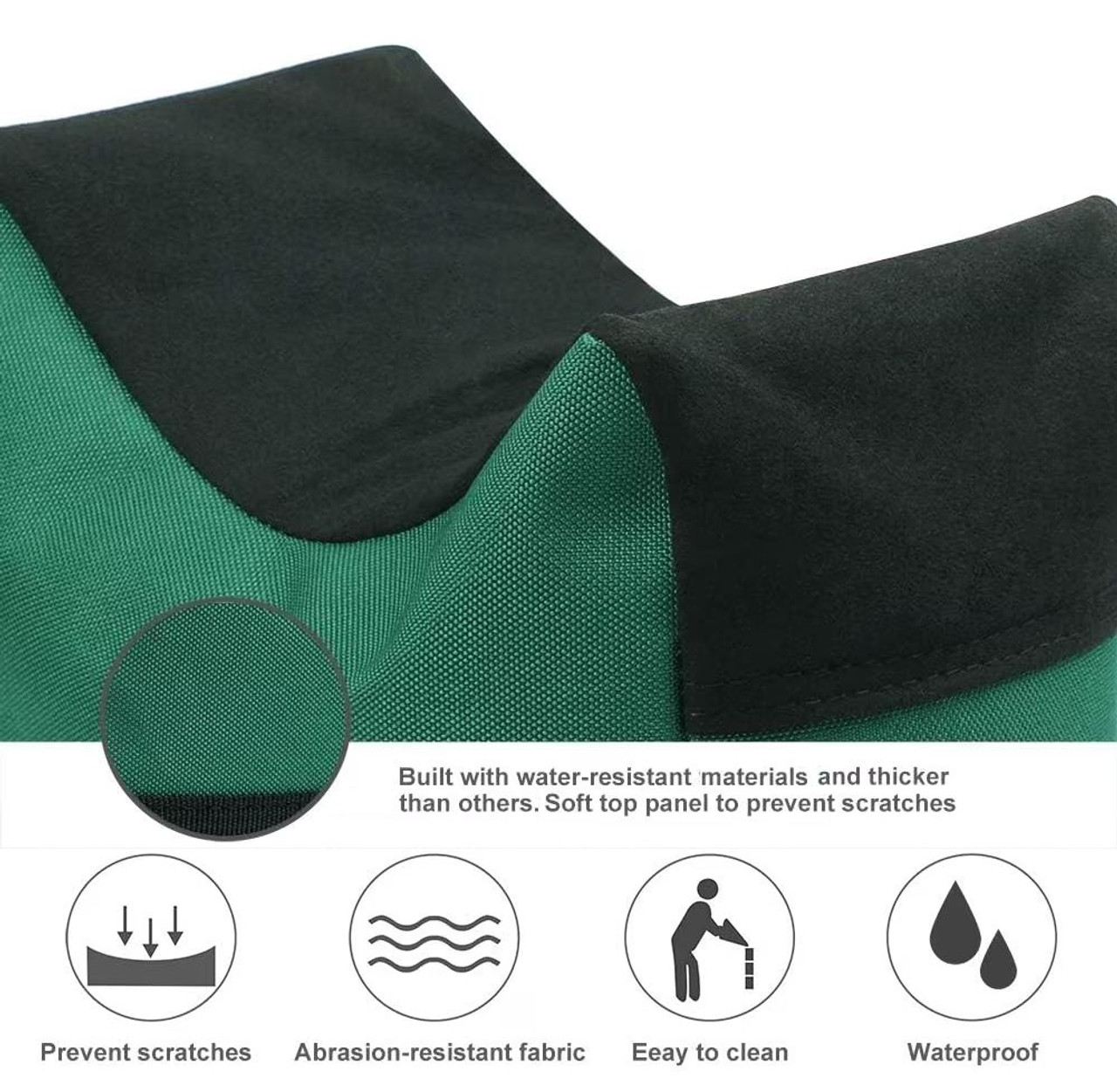 Shooting Bags Rest Front & Rear Support Sand Bags Unfilled Green and Black