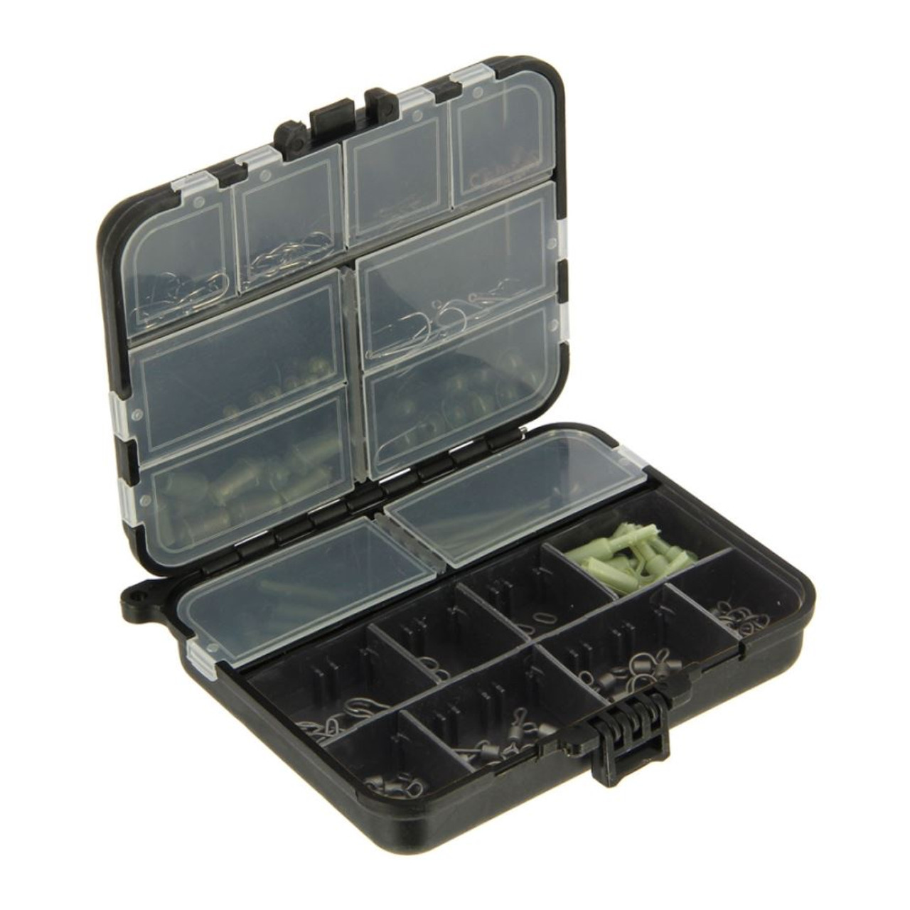 Angling Pursuits Carp Rig Accessory Box 175 pieces incl bit box