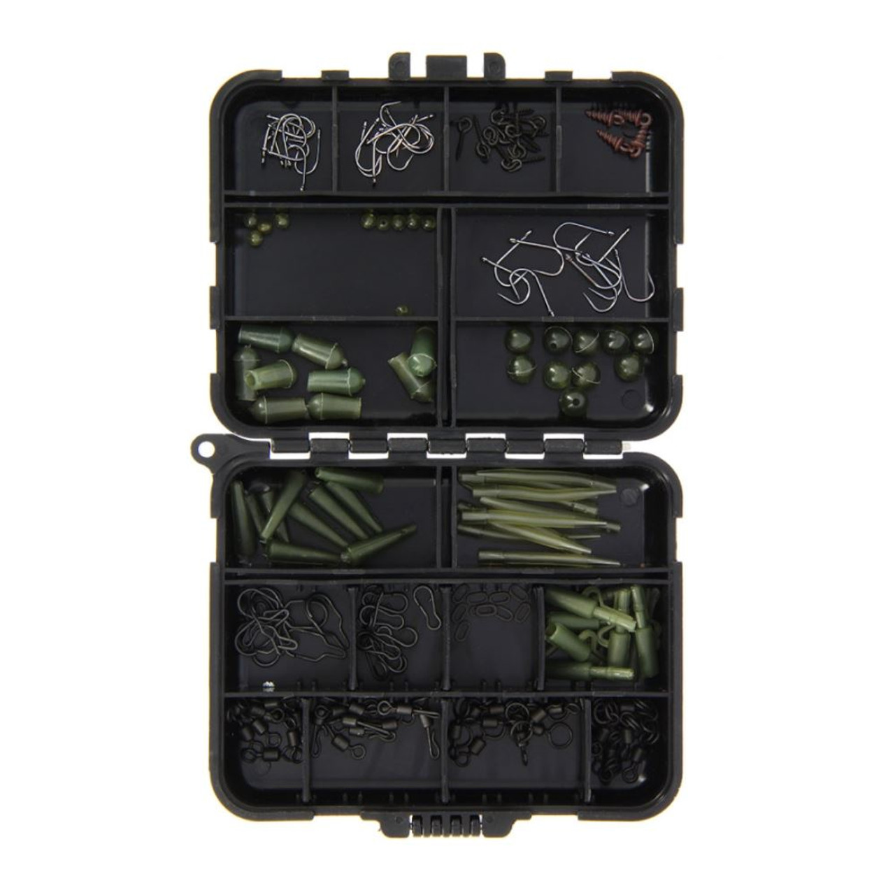 Angling Pursuits Carp Rig Accessory Box 175 pieces incl bit box