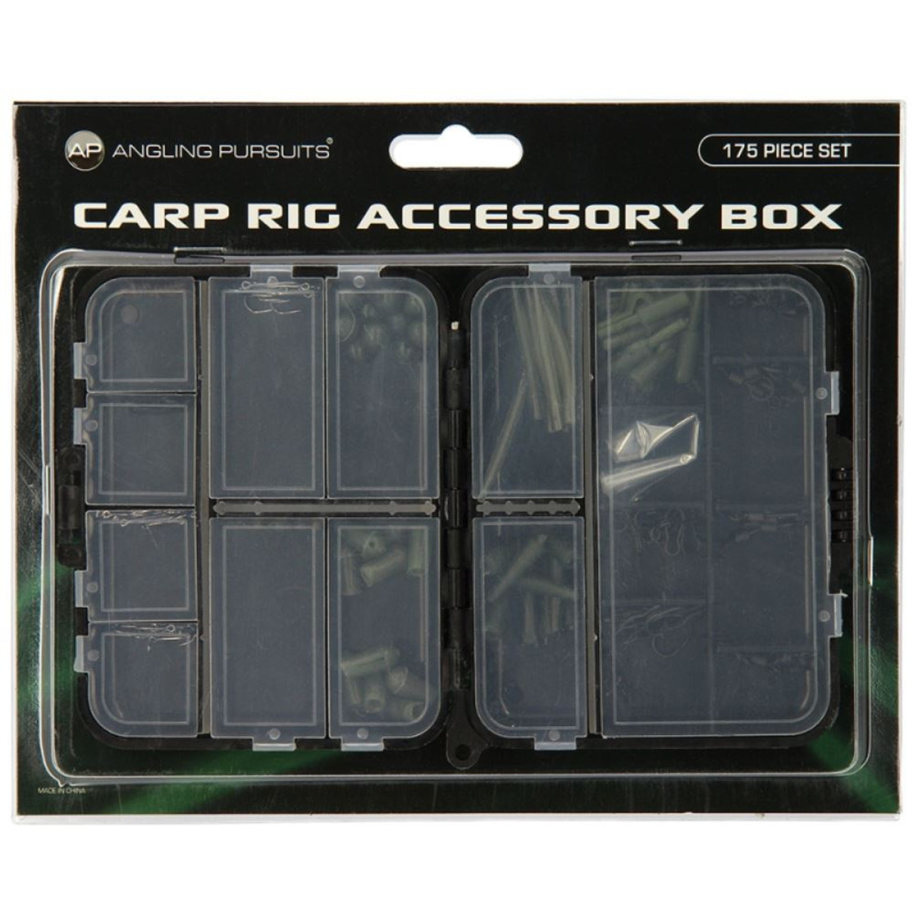 Angling Pursuits Carp Rig Accessory Box 175 pieces incl bit box