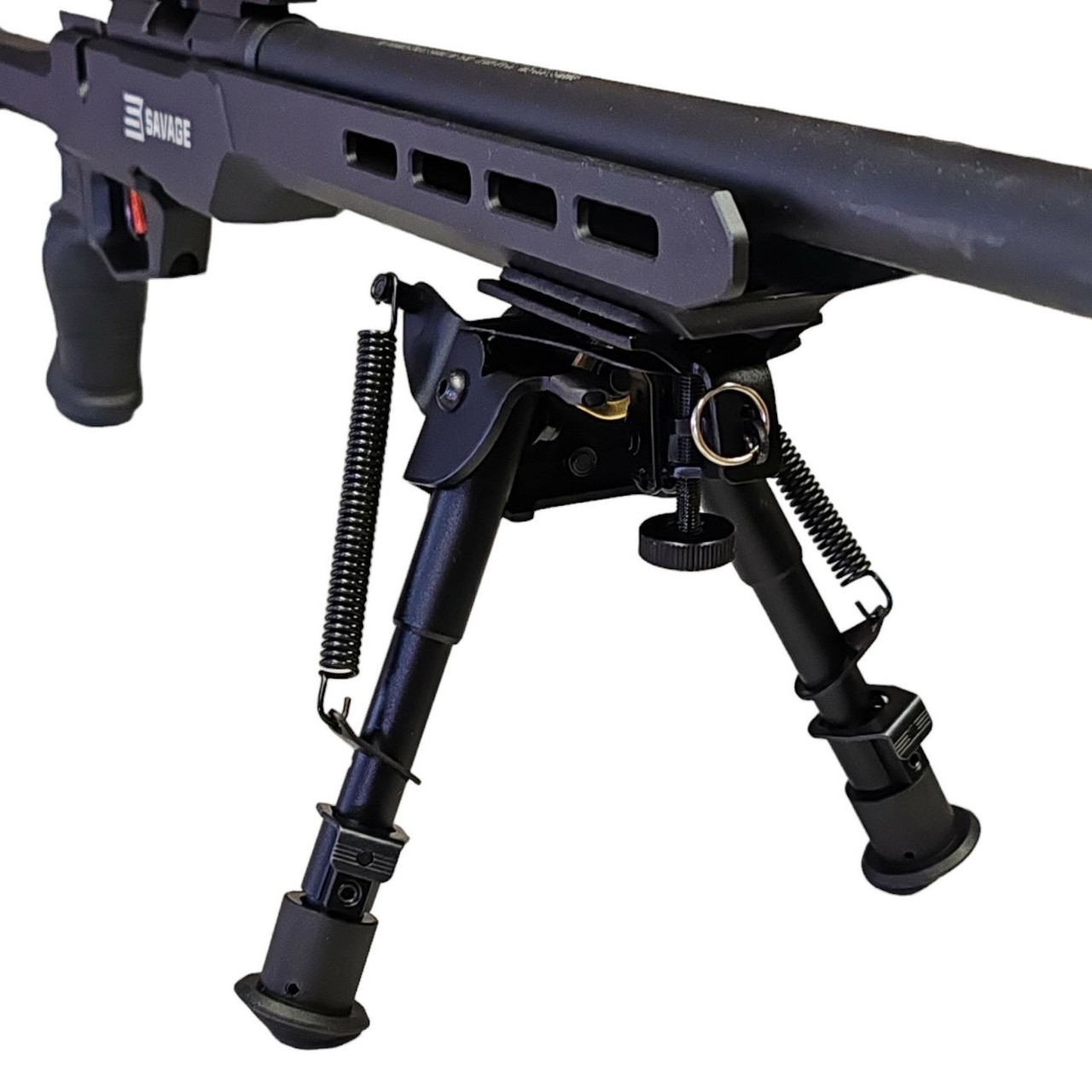 Rifle Bipod 4-7" (10-18cm) Tilting Stud Fitting with Weaver Adapter Rifle Bipod 4-7" (10-18cm) Tilting Stud Fitting with Weaver Adapter