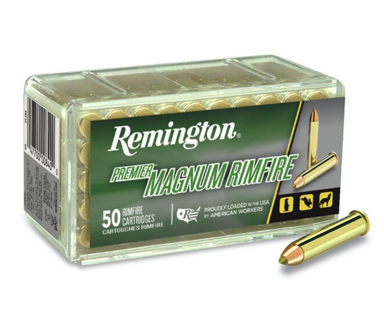 Remington .22 WMR Premier Magnum Rimfire AccuTip-V 33gr 50 Rounds