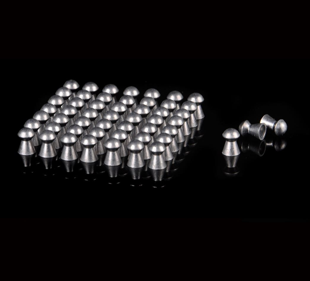 QYS Domed Nose .177 4.49mm 8.48gr Airgun Pellets Tin of 500