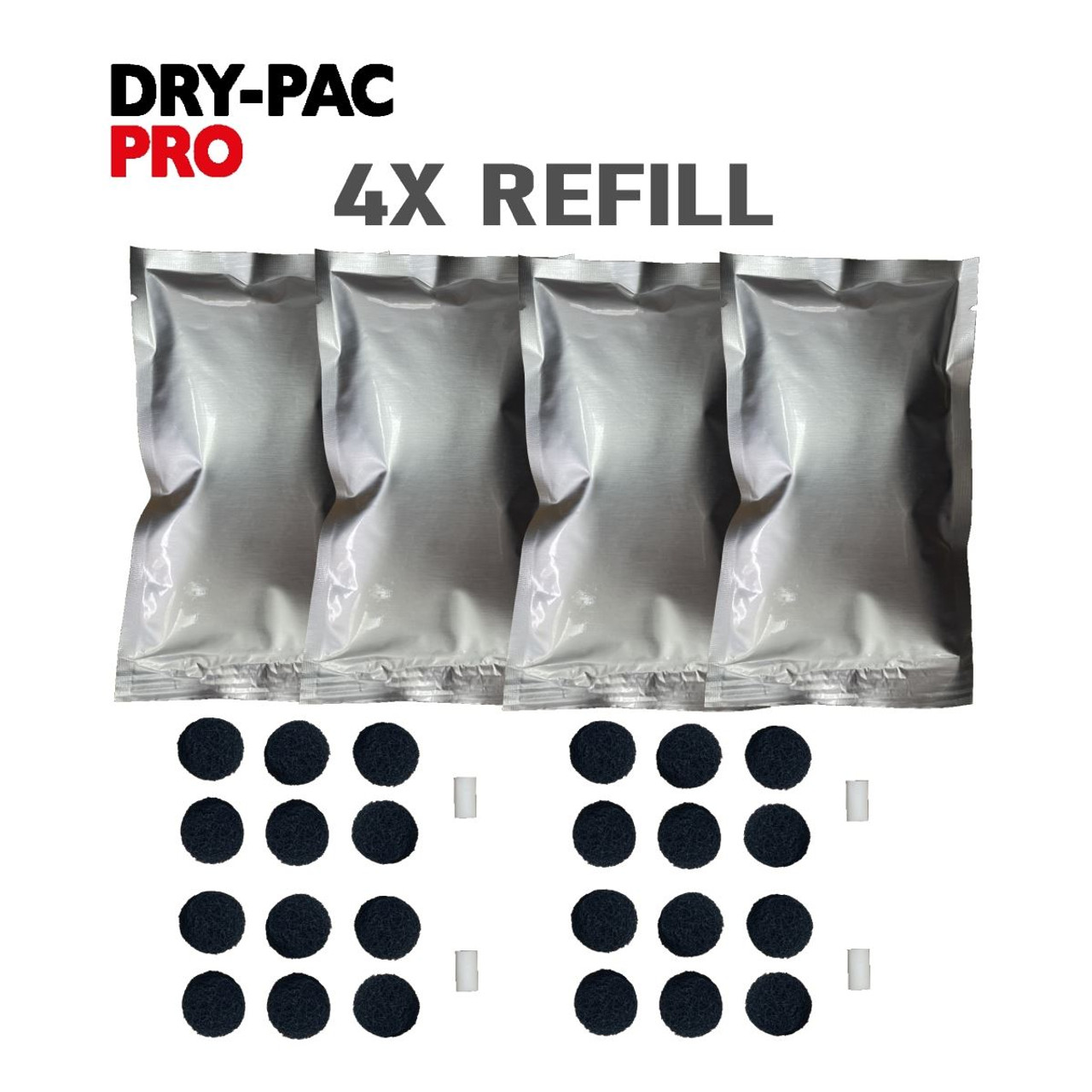 Hill EC3000 EVO Compressor Dry-Pac Refill Pack of 4