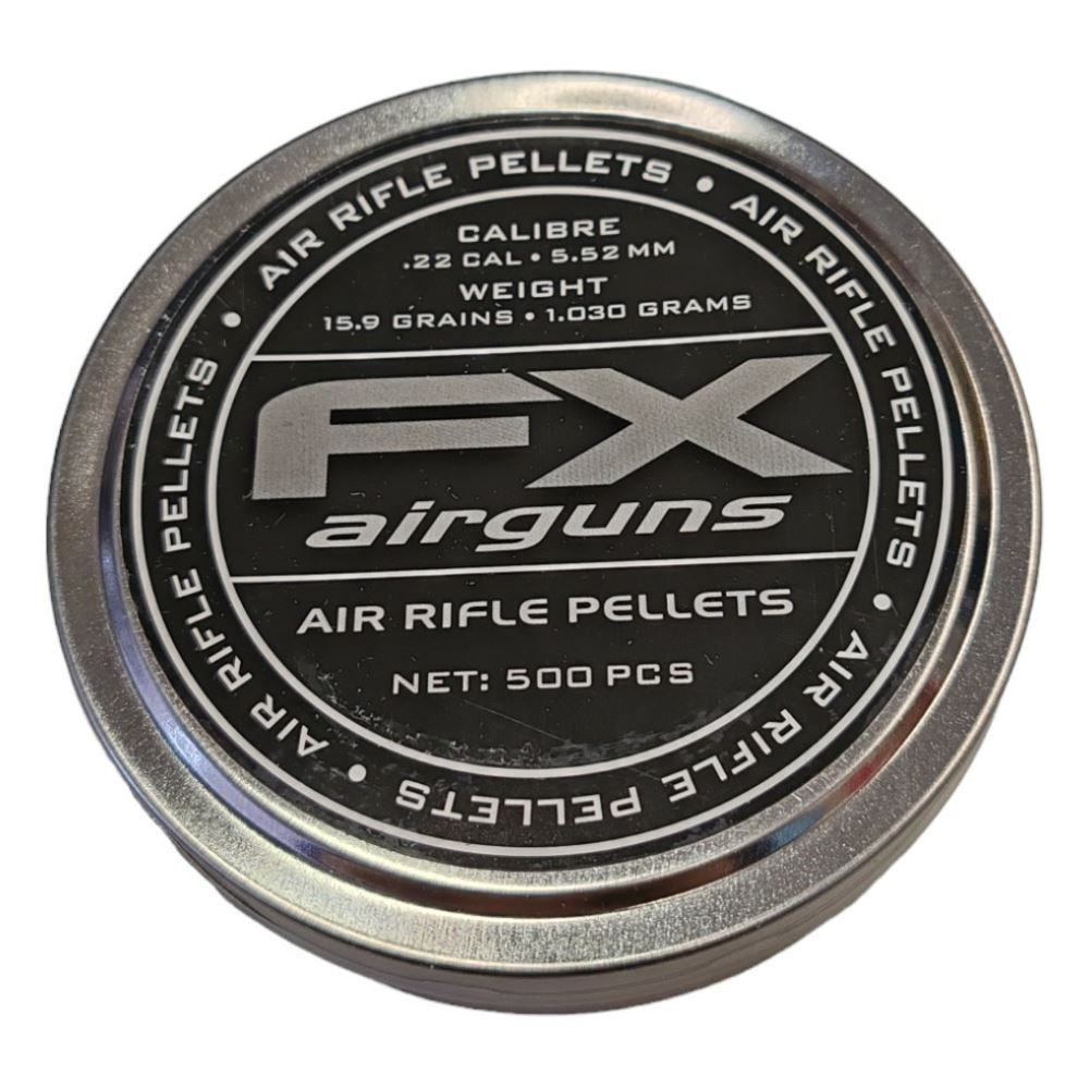 FX Airguns Premium Pellets .22 5.52mm 15.9gr Tin of 500