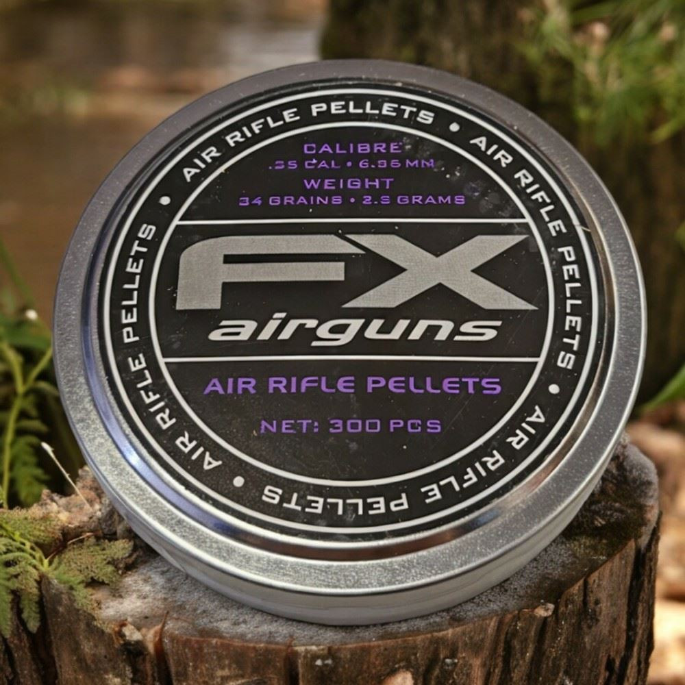 FX Airguns Premium Pellets .25 6.35mm 34gr Tin of 300