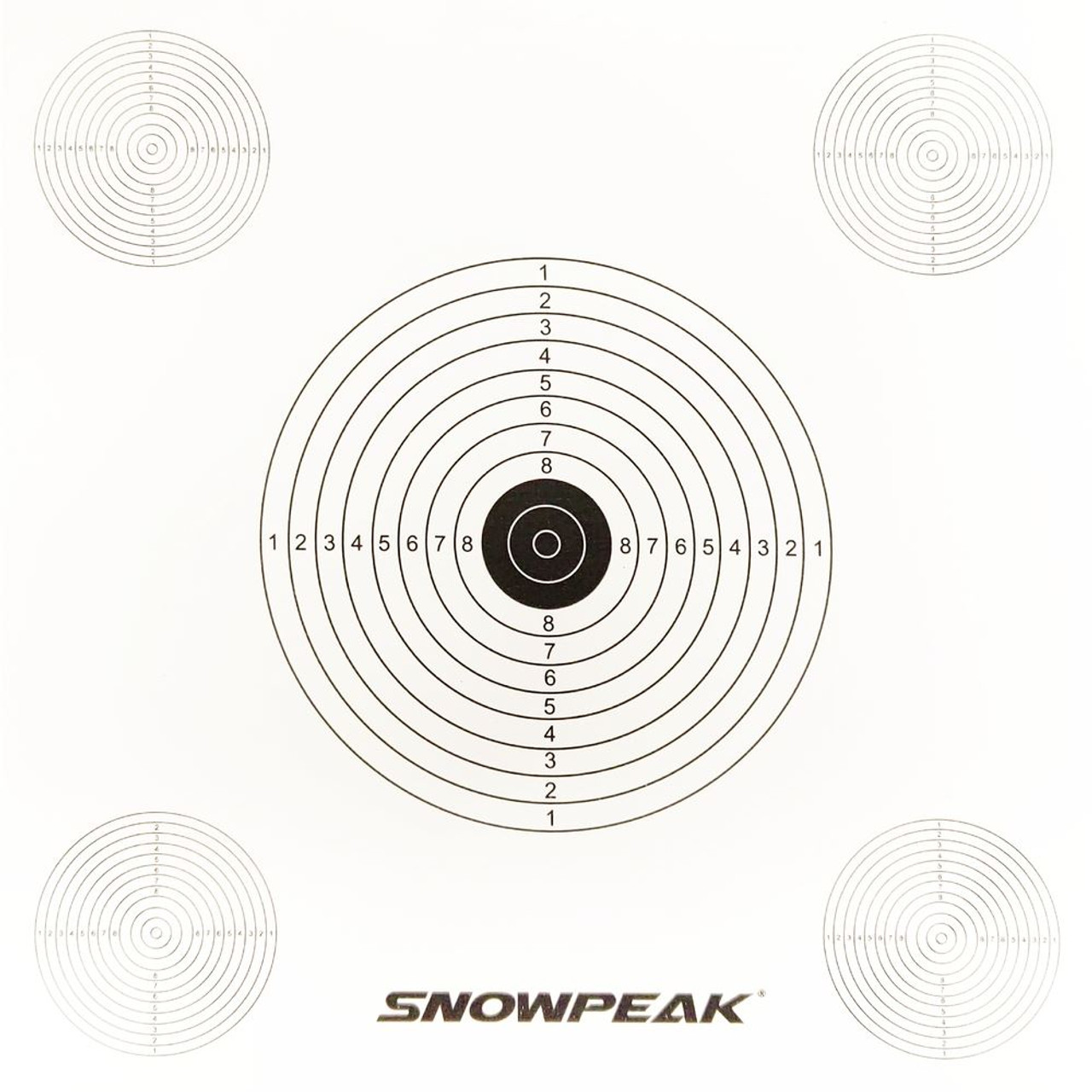 1405 Paper Zeroing Target 100 Pack 14cm 5 Target Design 1405 Paper Zeroing Target 100 Pack 14cm 5 Target Design