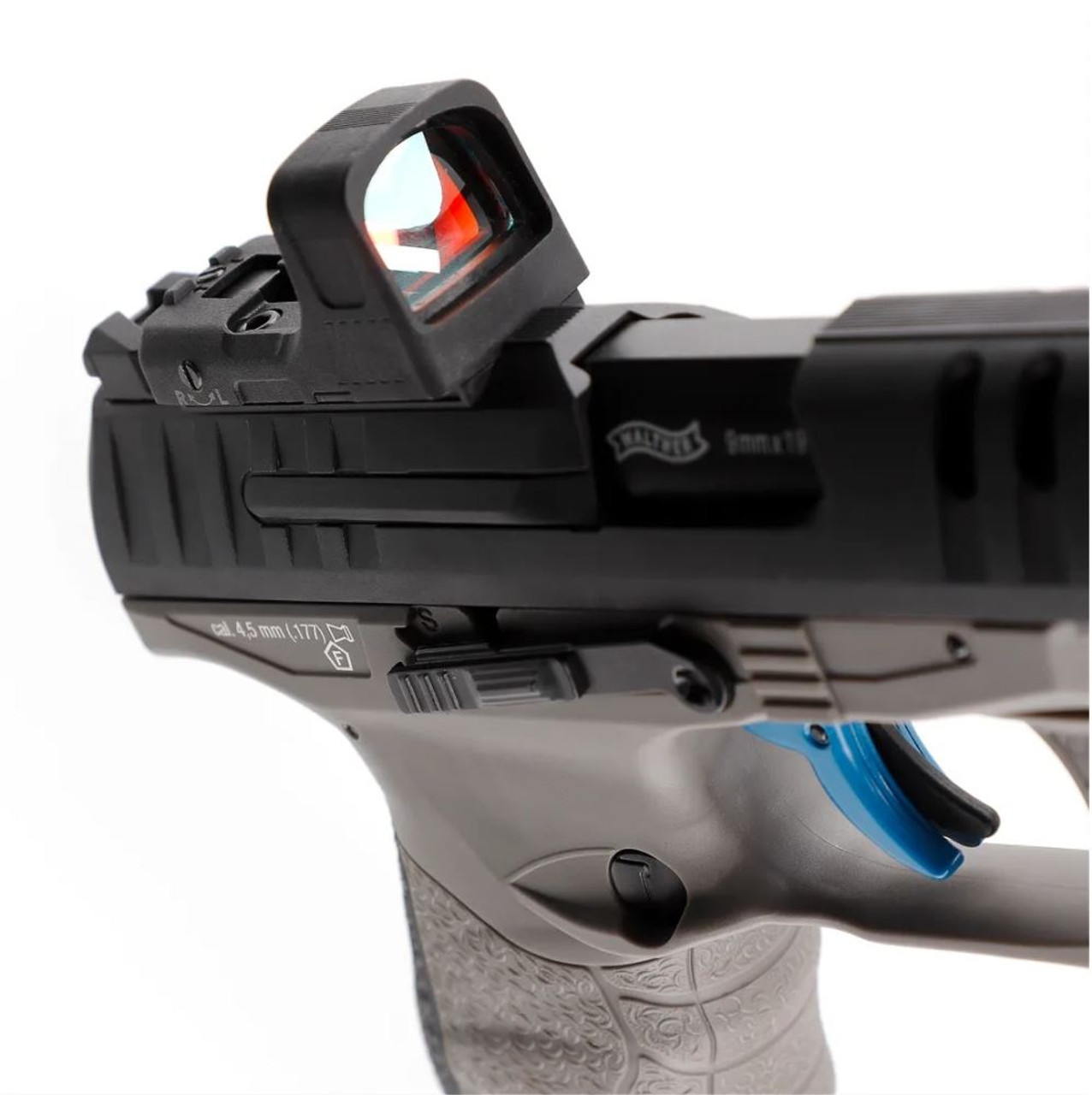 Walther Q5 Match Air Pistol Combo 5in Set with red dot sight CO2 .177