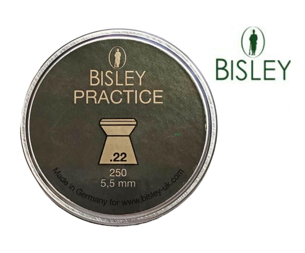 Bisley Practice Pellets .22 13.73gr Airgun Pellets Tin of 250