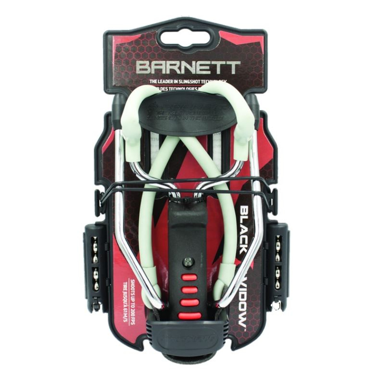 Barnett Black Widow 200fps Slingshot Catapult Fold away wrist support