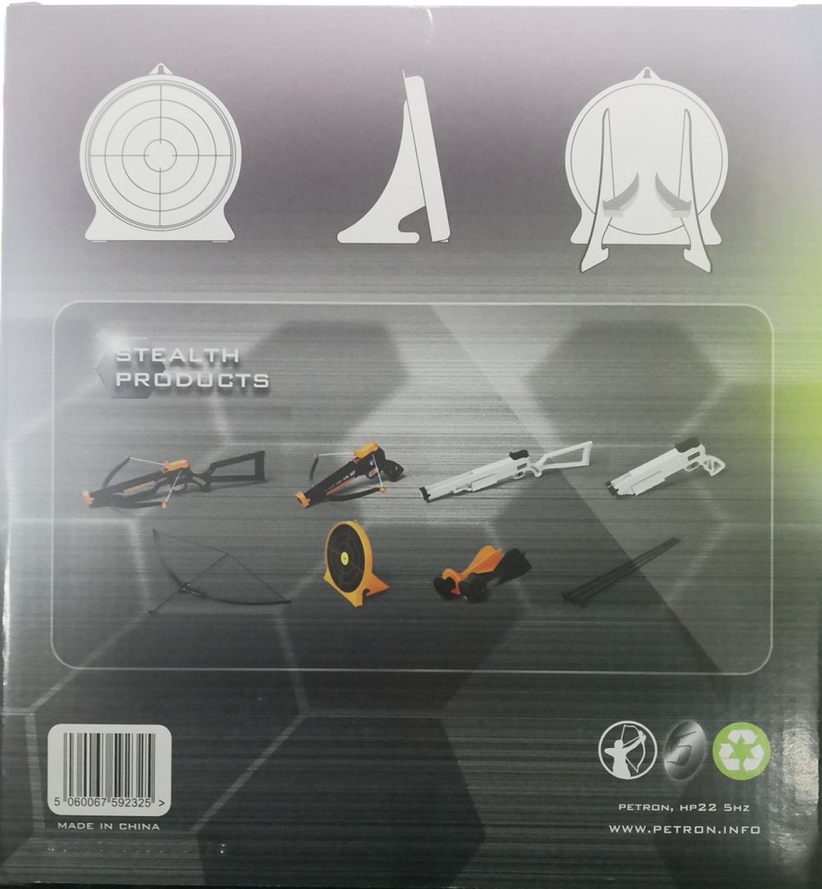 Stealth Sucker Target by Petron free standing or hanging