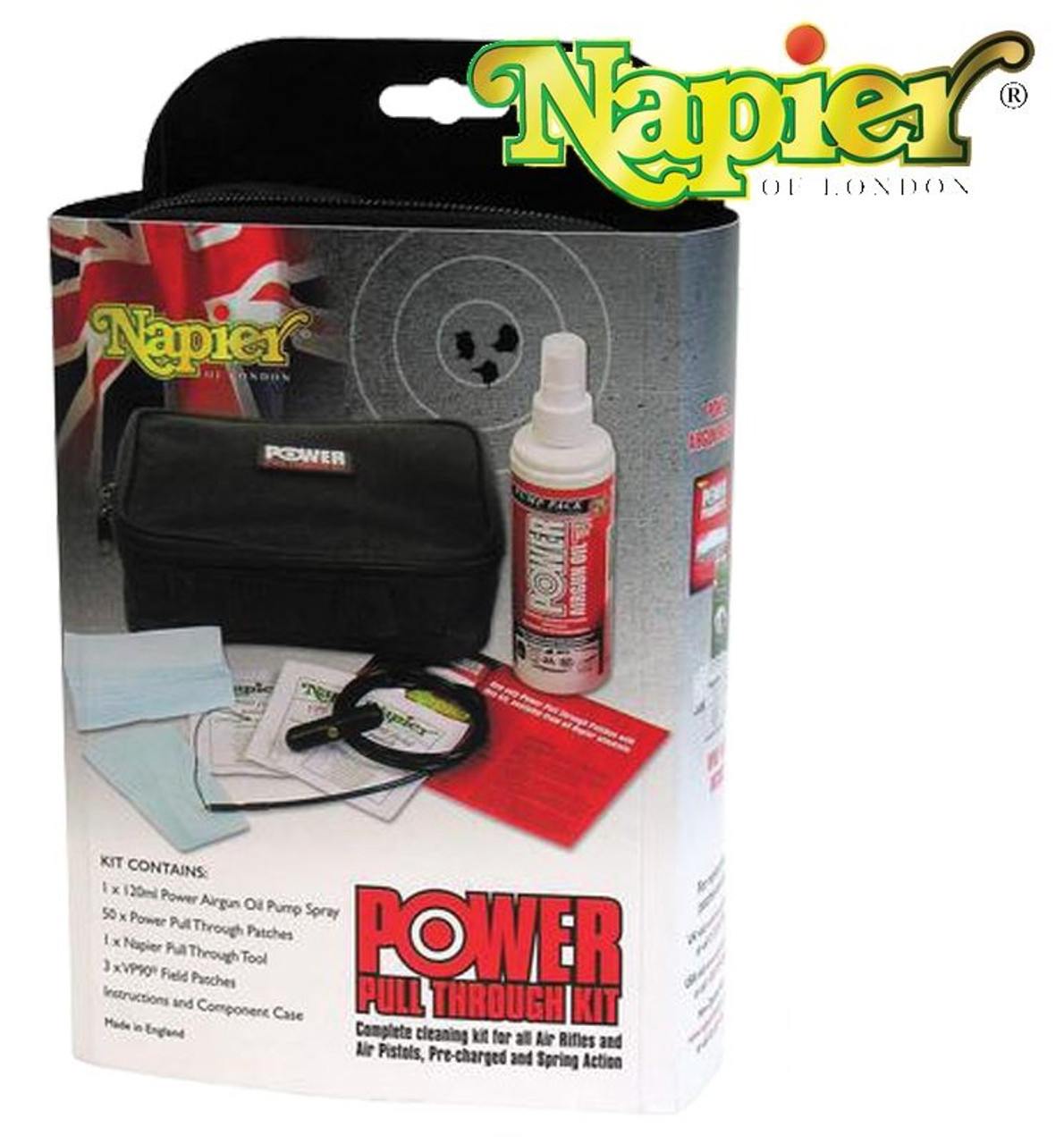 Napier Power Rifle Pull Through Cleaning Kit for .17HMR and above