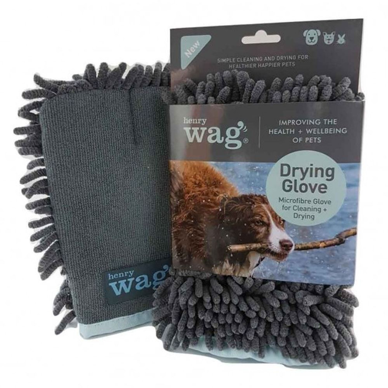 Henry Wag Microfibre Dog Drying Glove