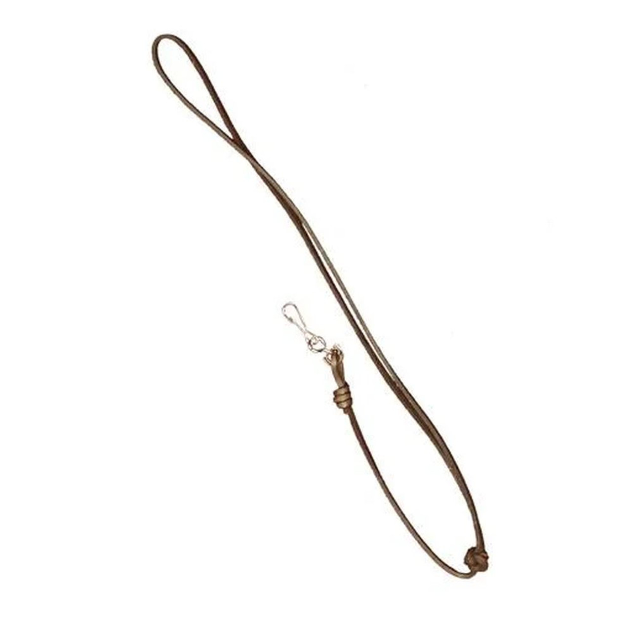 Bisley Bootlace Leather Whistle Lanyard Dark Tan Hand made