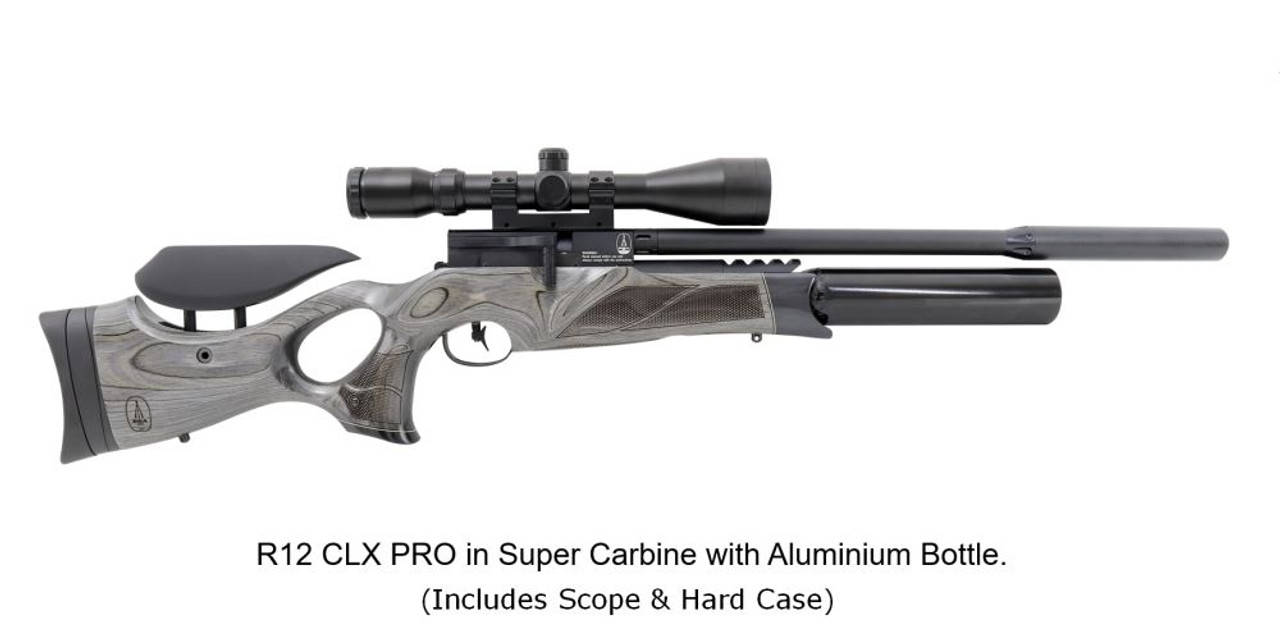 R12 CLX PRO Super Carbine Grey Laminate Combo .177