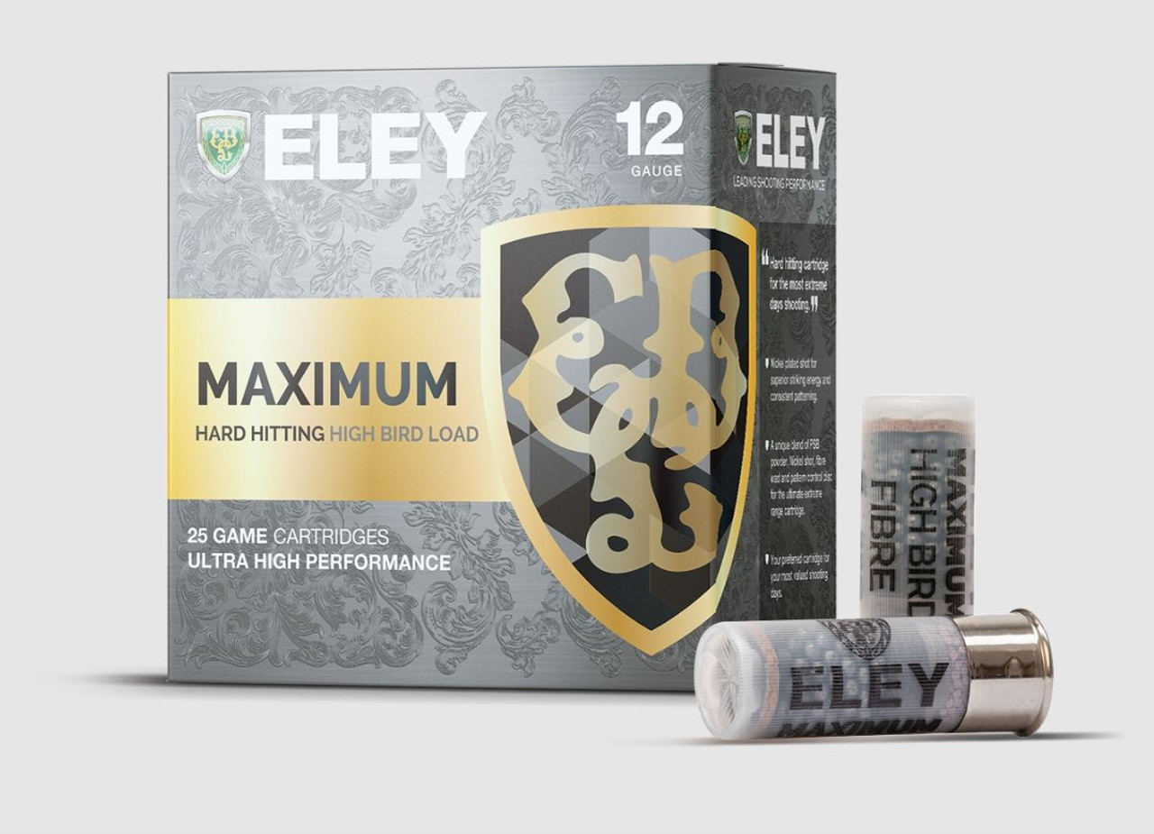 Eley Maximum 38g Fibre 3 per Box of 25