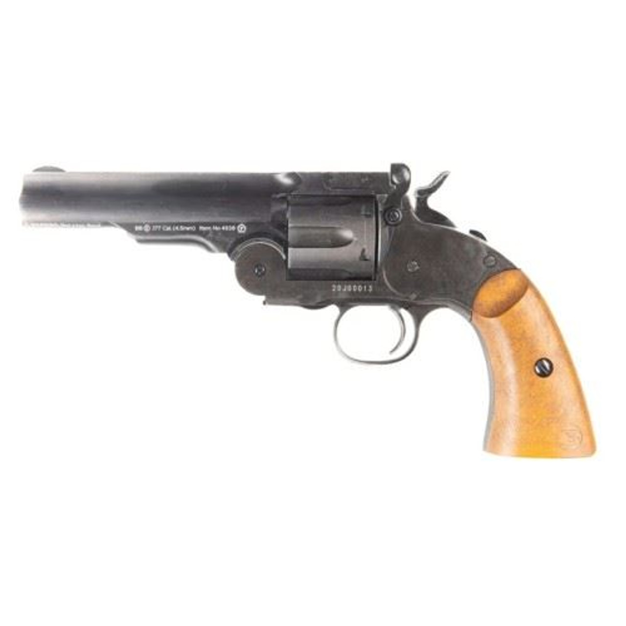 Barra Schofield 5in Aged CO2 .177 4.5 BB Pistol Barra Schofield 5in Aged CO2 .177 4.5 BB Pistol