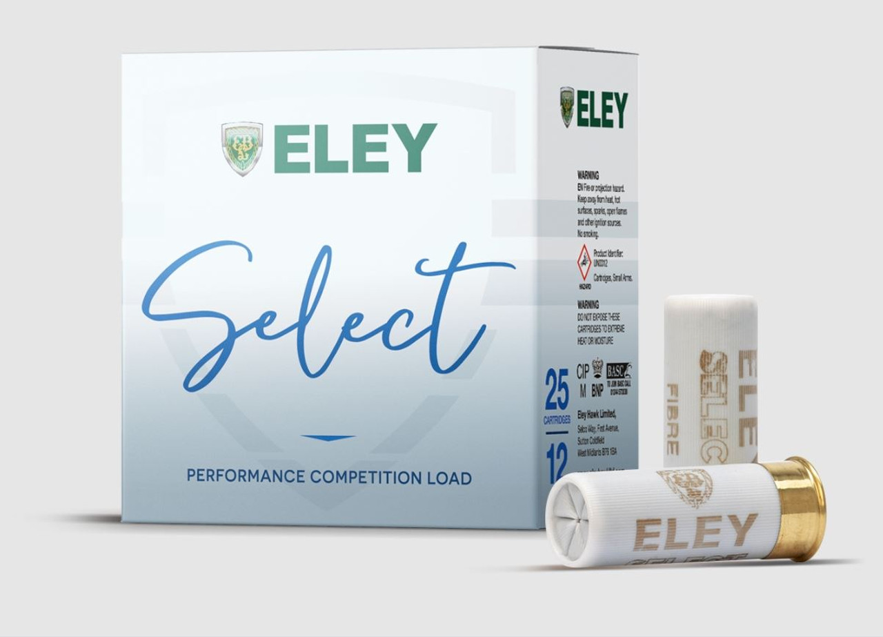 Eley Select 12G 28g Plastic 8 per Box of 25 Eley Select 12G 28g Plastic 8 per Box of 25