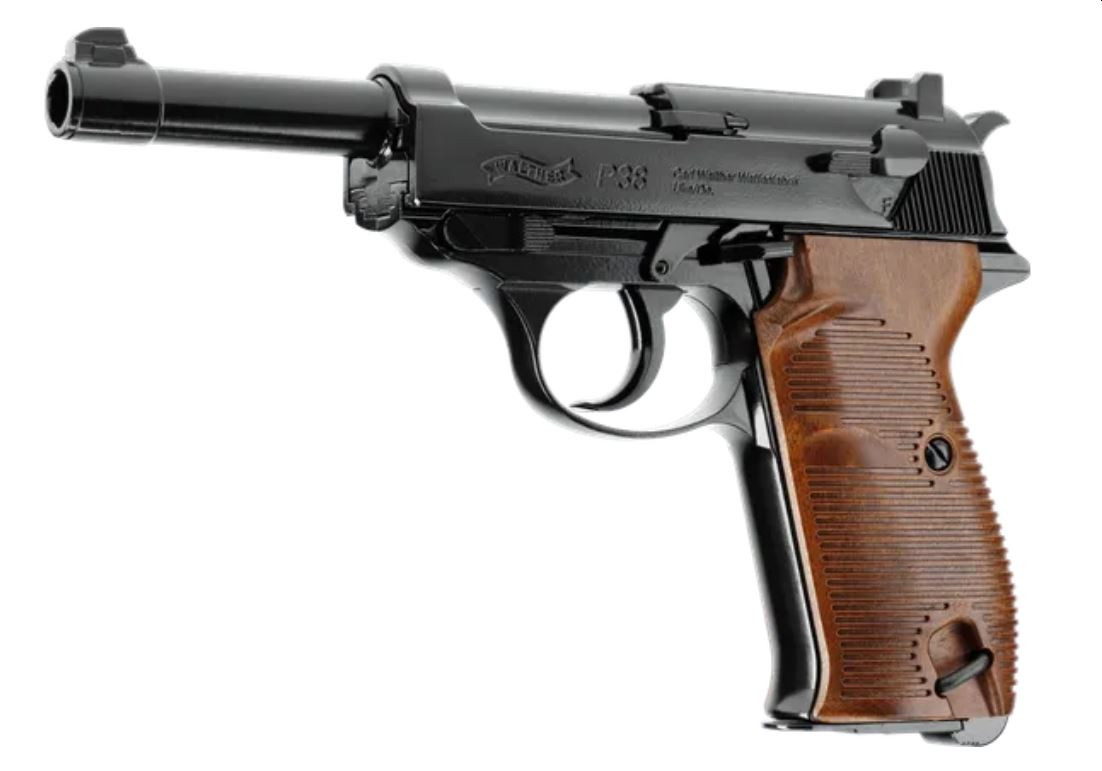 Walther P38 Air Pistol 4.5mm .177 BB CO2 by Umarex Model 5.8089
