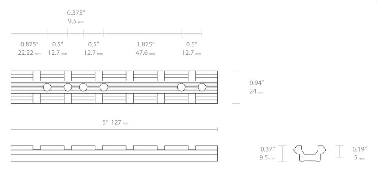 Hawke Universal Weaver Scope Base 22406