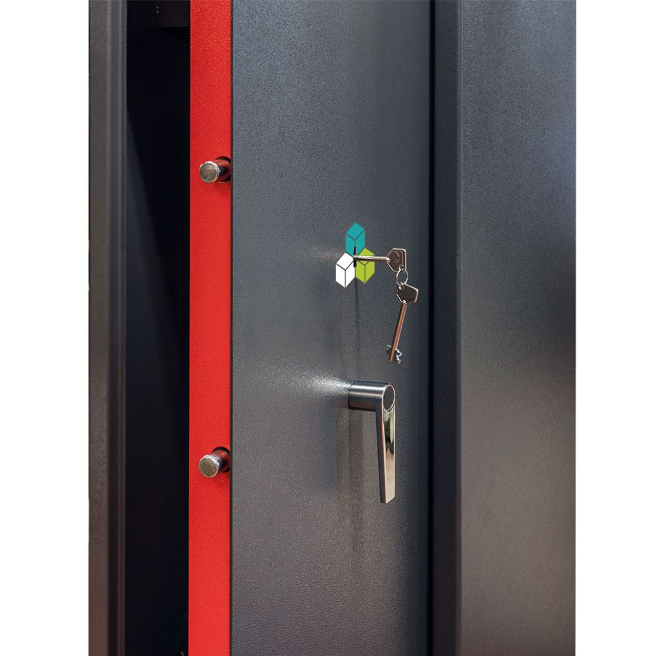 Burton Safes Pioneer 10 Gun Safe Cabinet 10 Rifles with Locking Top Box