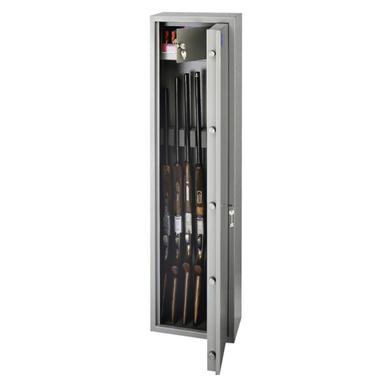 Brattonsound Sentinel Plus Gun Cabinets RL7+ for 6-7 Rifles with Locking Top Box