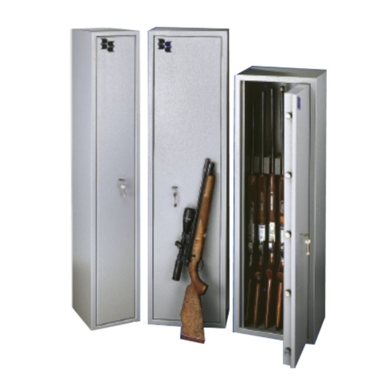 Brattonsound Sentinel Plus Gun Cabinets RL7+ for 6-7 Rifles with Locking Top Box