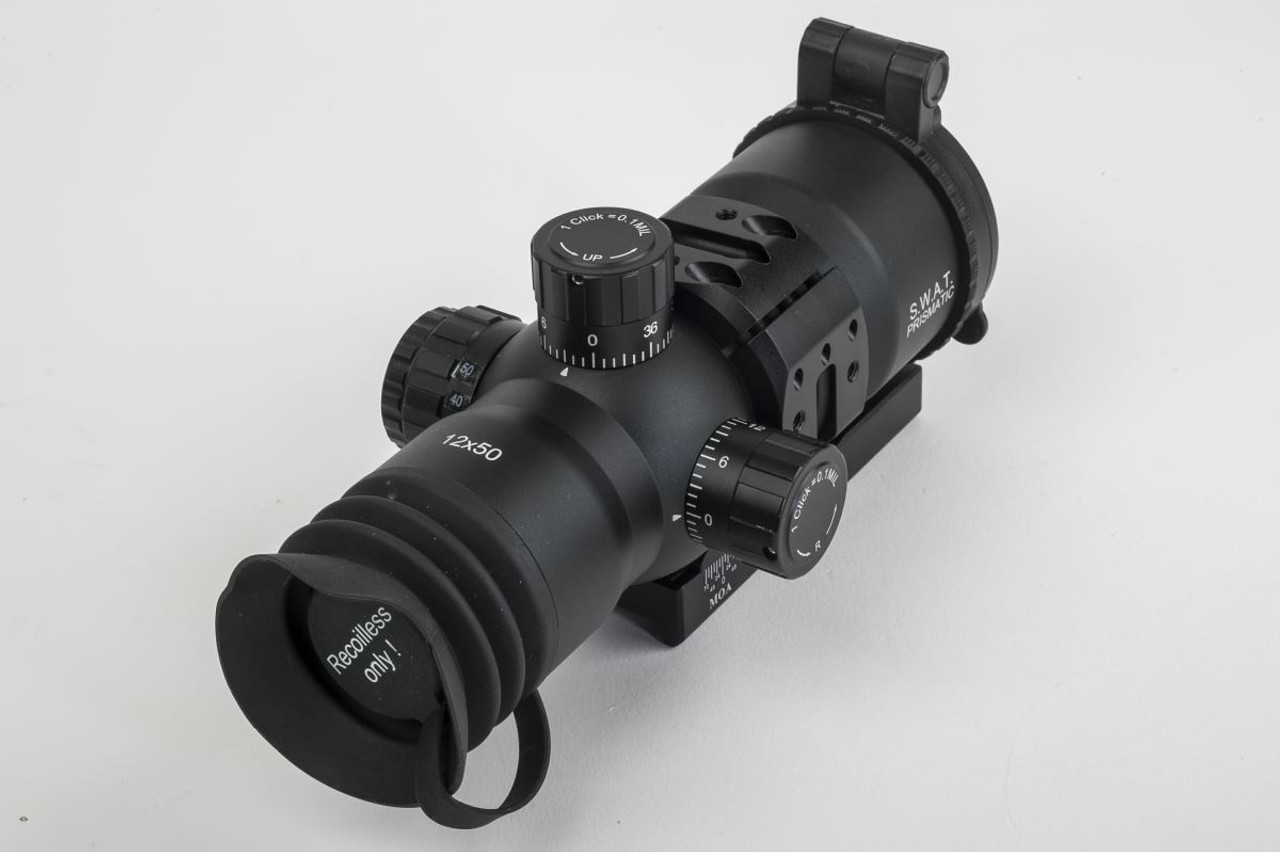 MTC SWAT Prismatic 12x50 Rifle Sight SCB2