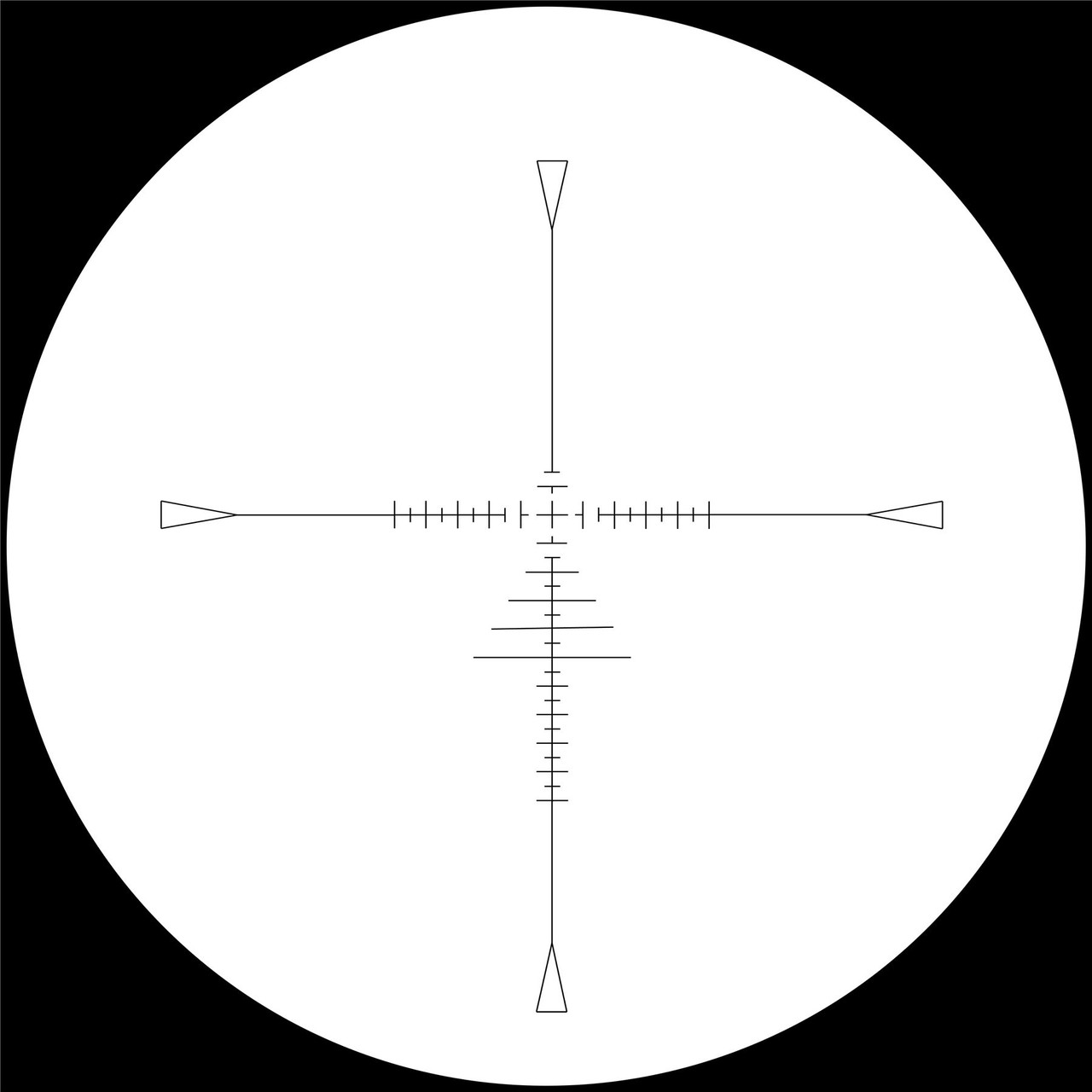 MTC SWAT Prismatic 12x50 Rifle Sight SCB2