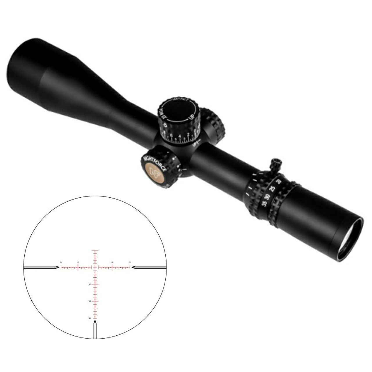 Nightforce ATACR Rifle Scope 7-35x56 34mm F1 FFP MOAR
