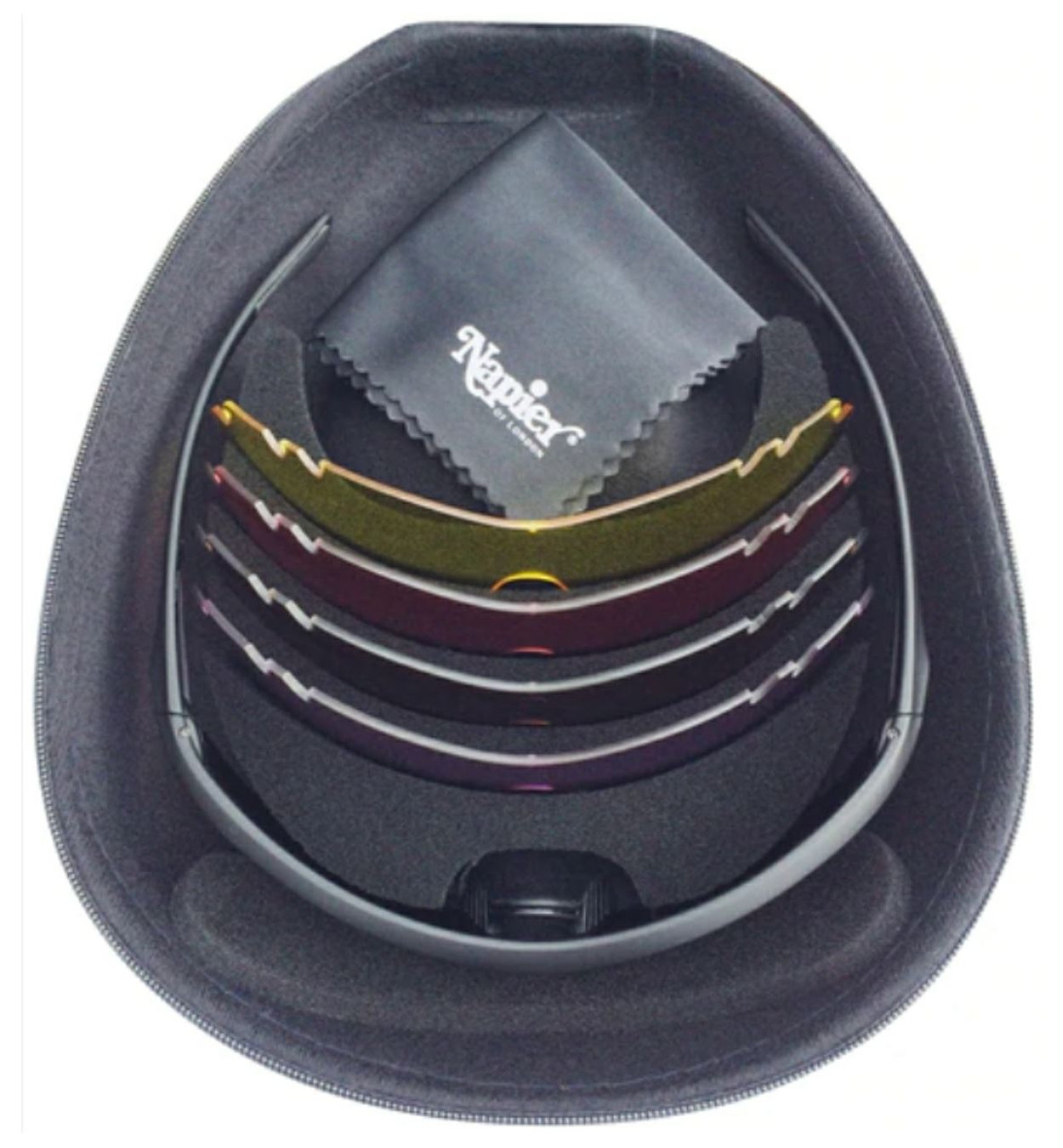 Napier SR Ricochet Sports Shooting Safety Glasses with 5 coloured lenses