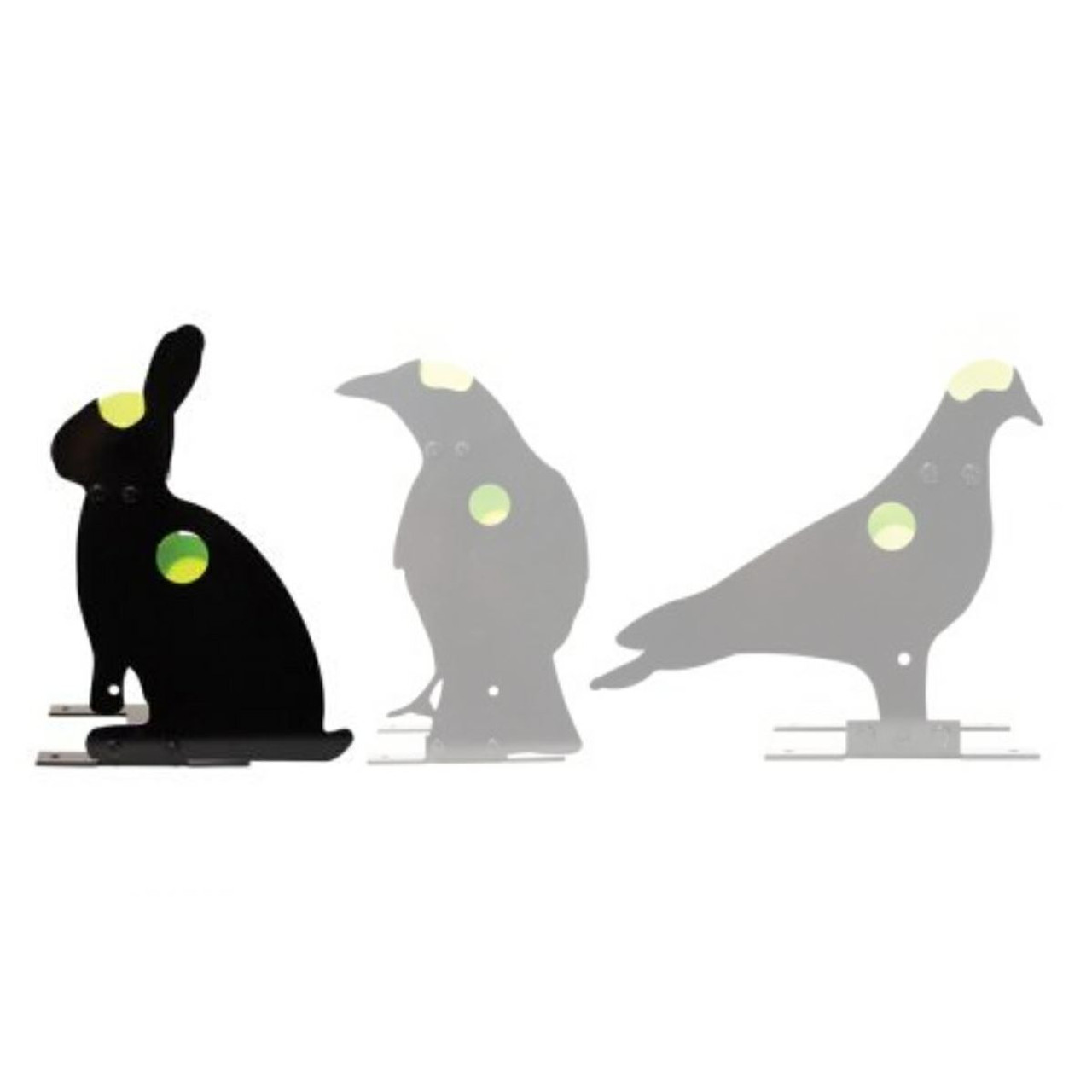 Gr8fun Kill Zone Targets Bunny Metal Silhouette with resetting paddles