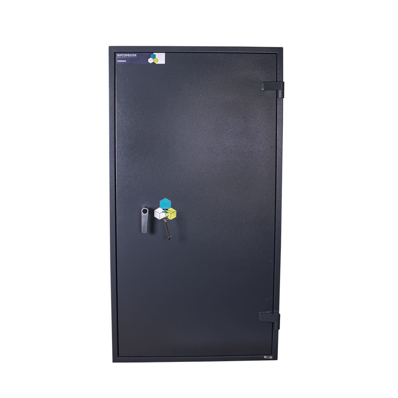 Burton Safes Warden LFS Gun Safe 14 Rifles with Key Entry and Locking Top Box