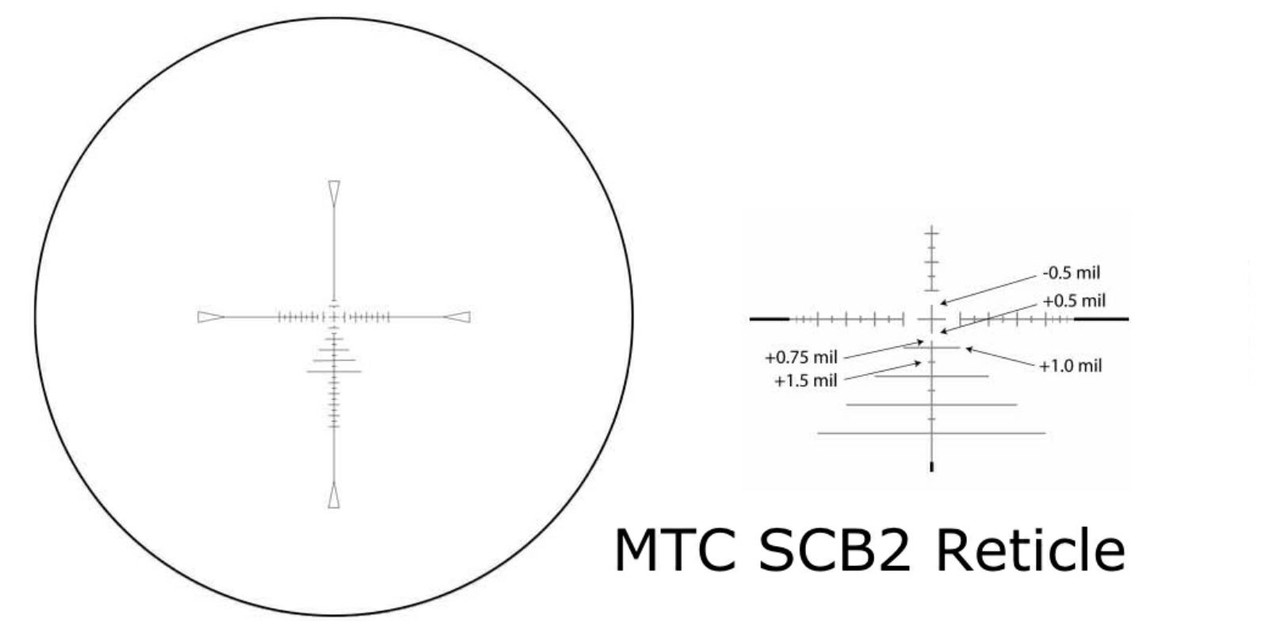 MTC Viper Pro 5-30x50 SCB2 Rifle Scope