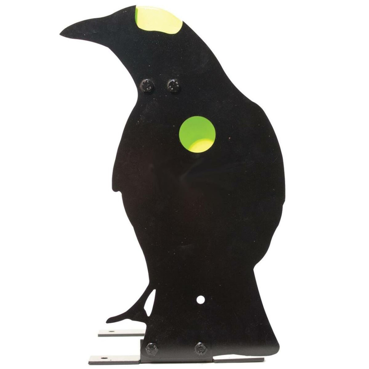 Gr8fun Kill Zone Targets Crow Metal Silhouette with resetting paddles