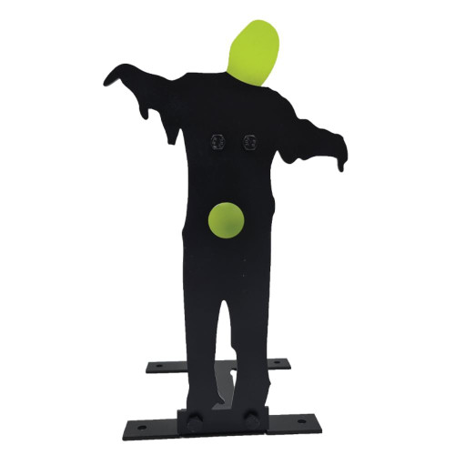 Gr8fun Kill Zone Targets Zombie Metal Silhouette with resetting paddles