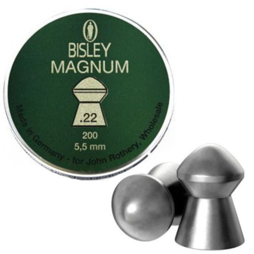 Bisley Magnum .22 Tin of 200 Airgun Pellets